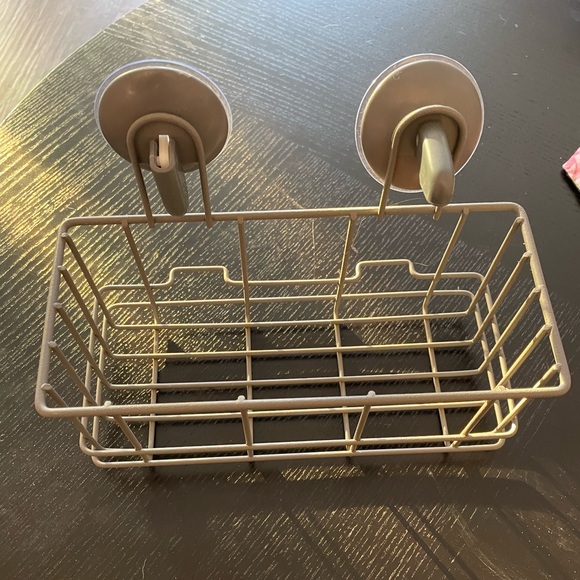 Suction Cup Bathroom Storage Basket - Grey - Picture 3 of 8